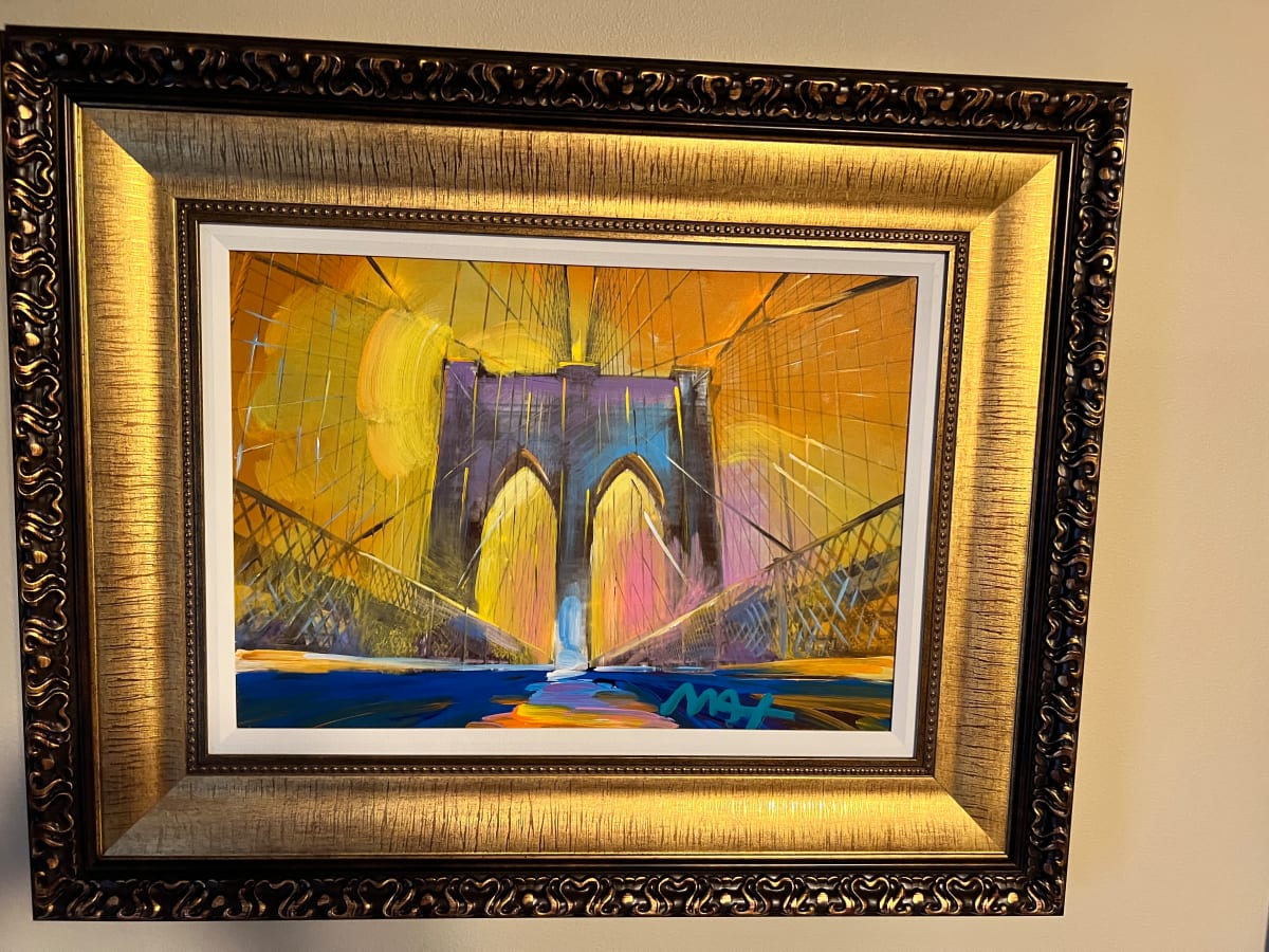 Brooklyn Bridge I Ver I #185 by Peter Max 