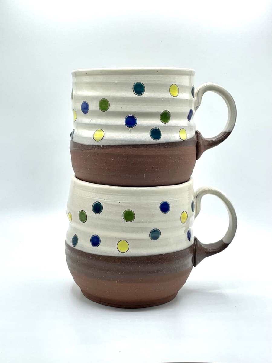 Color Theory Dot mug by Jenn Cooper 