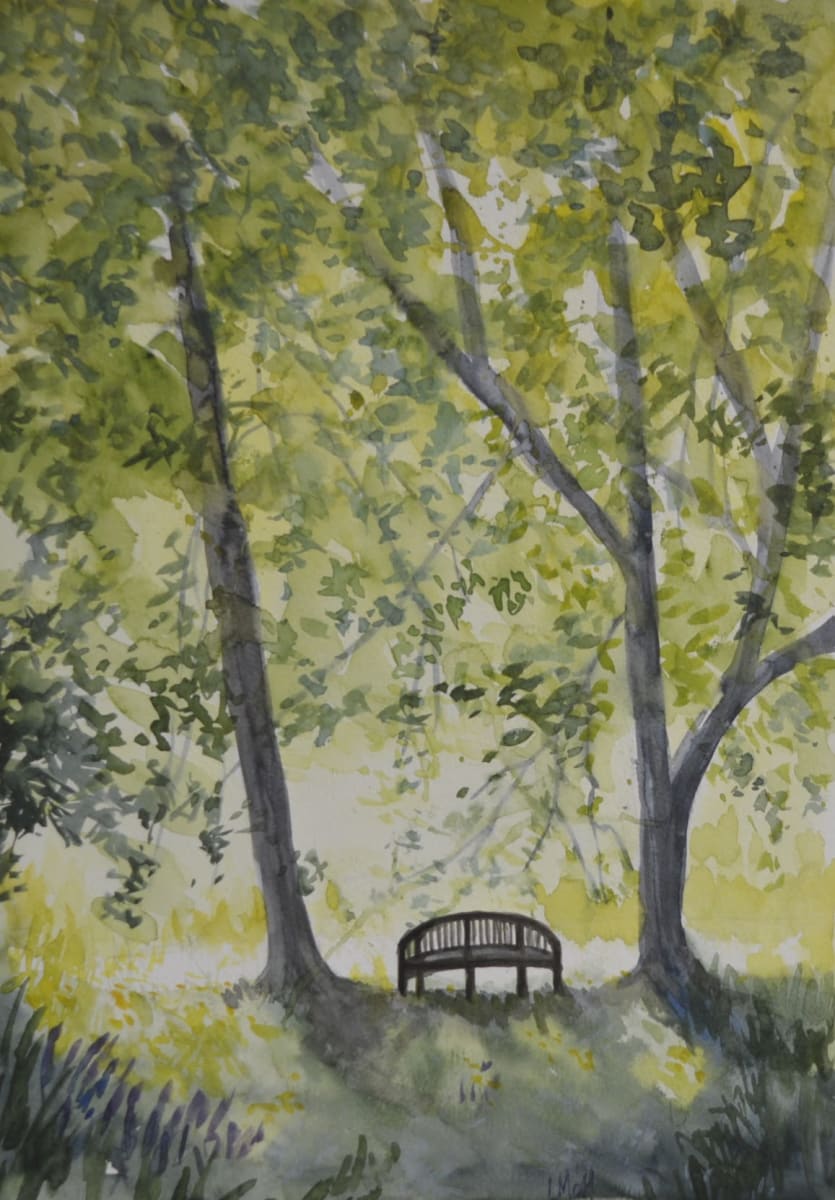 Bench Beneath the Trees by Lisa McManus, Image 1.