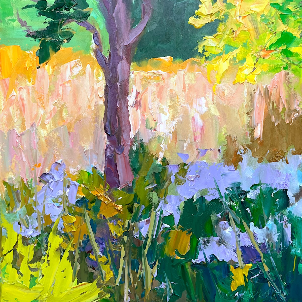 Asters in Shade by Maggie Capettini 