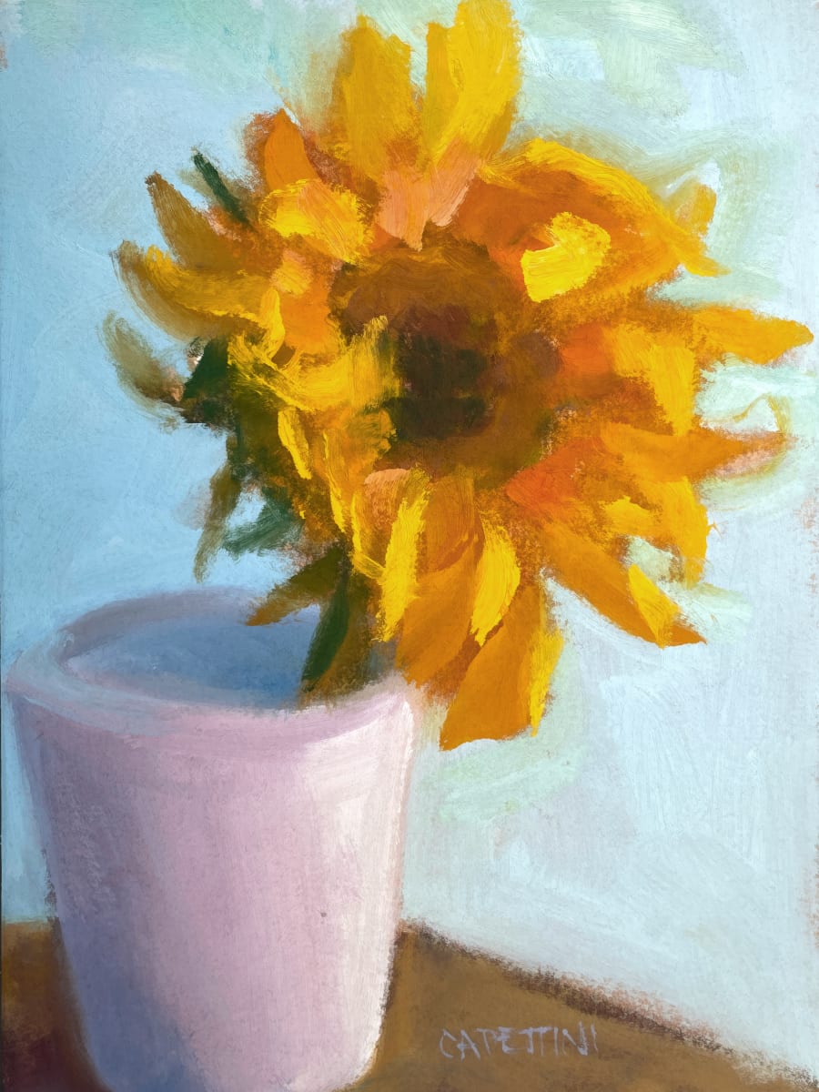 Cheeky Sunflower by Maggie Capettini 