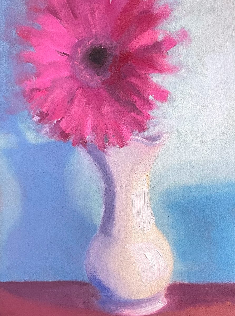 Grand Gerbera by Maggie Capettini  Image: Painted from life