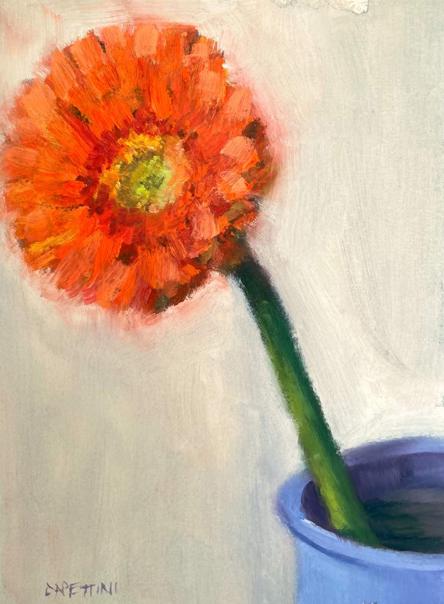Orange Gerbera by Maggie Capettini, Image 2.