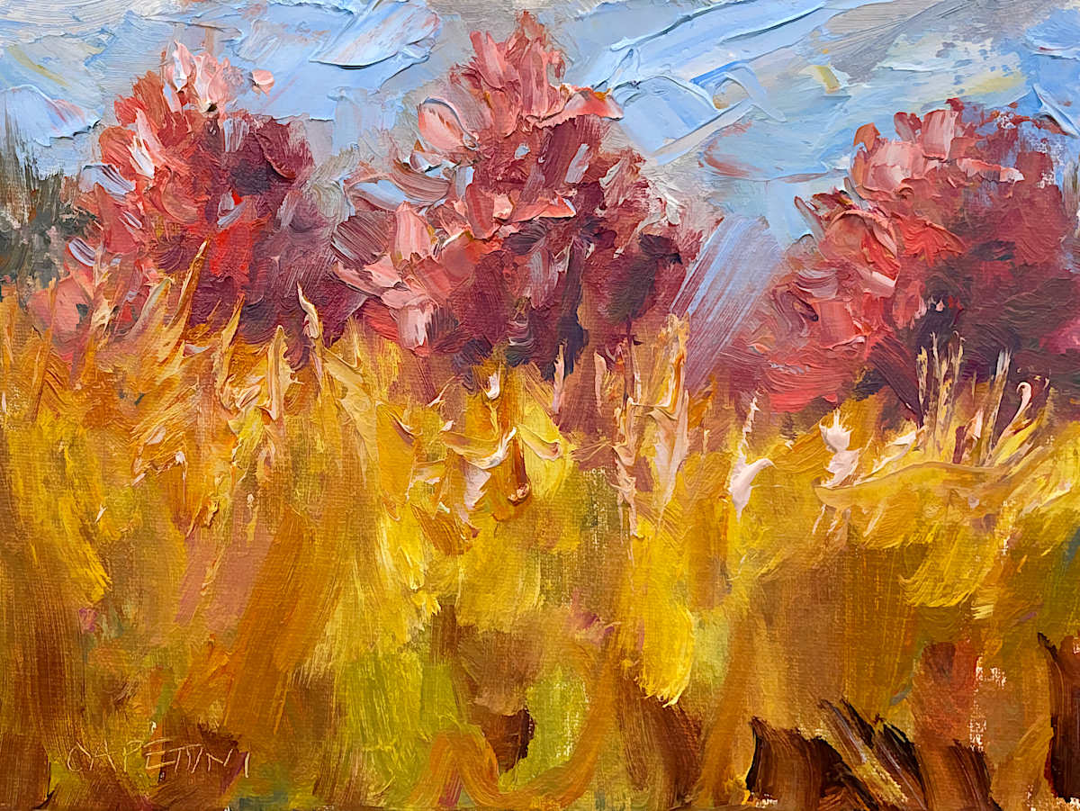 Three Fall Maples by Maggie Capettini, Image 1.