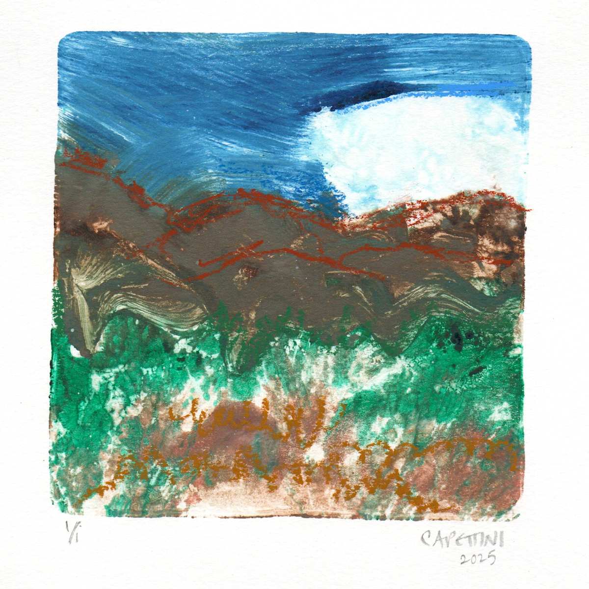 mountain vista i by Maggie Capettini 