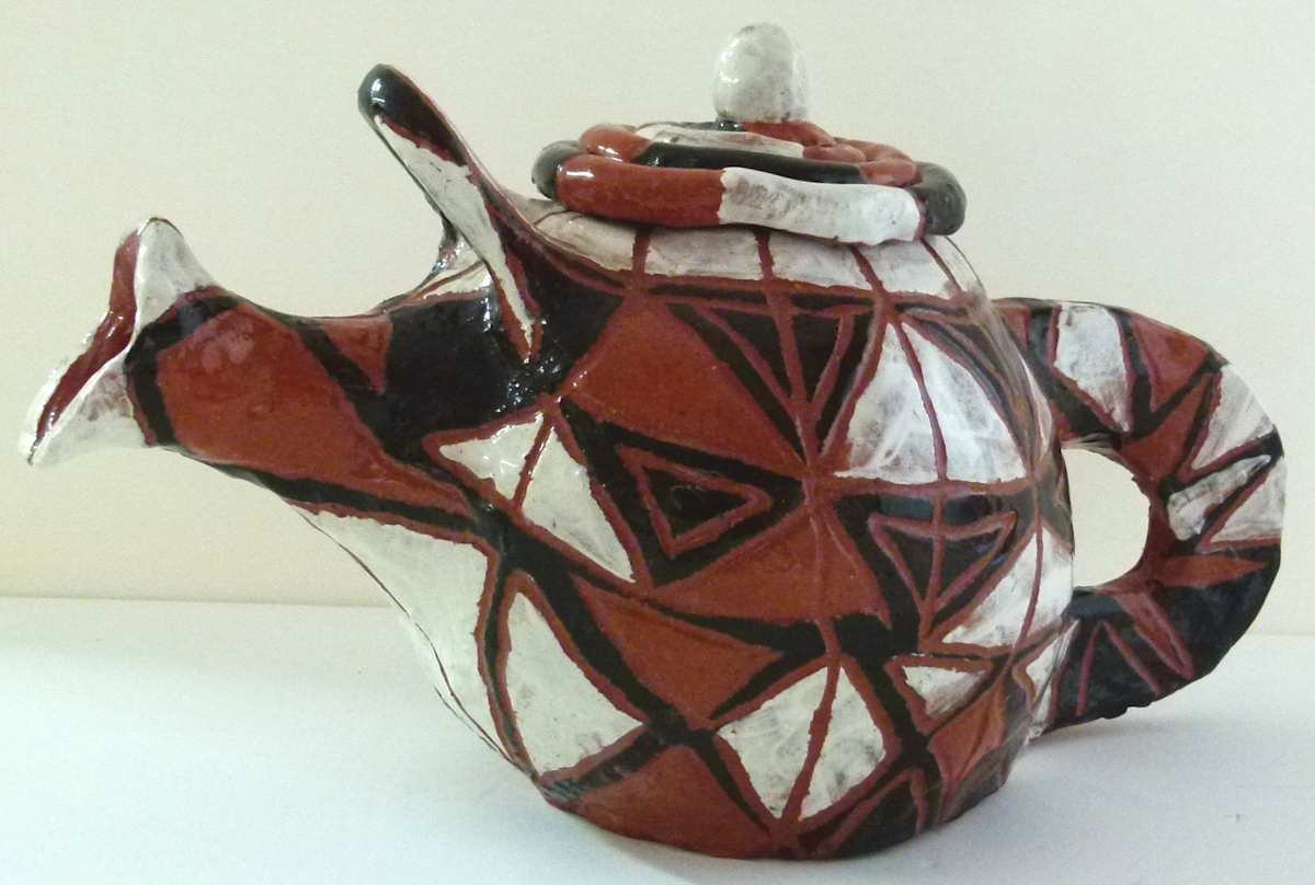 African Teapot 1 by Peter Cooley 