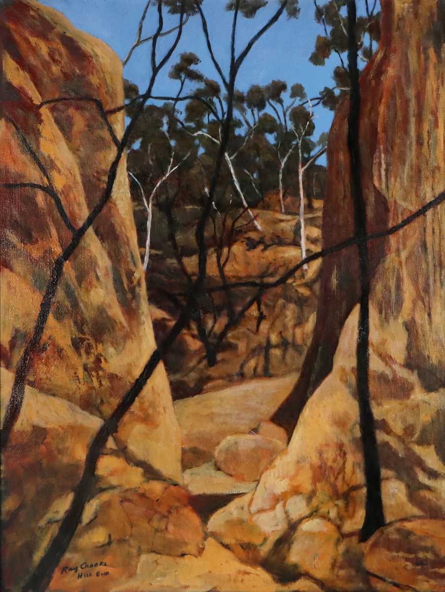Eroded gully by Ray Austin Crooke 