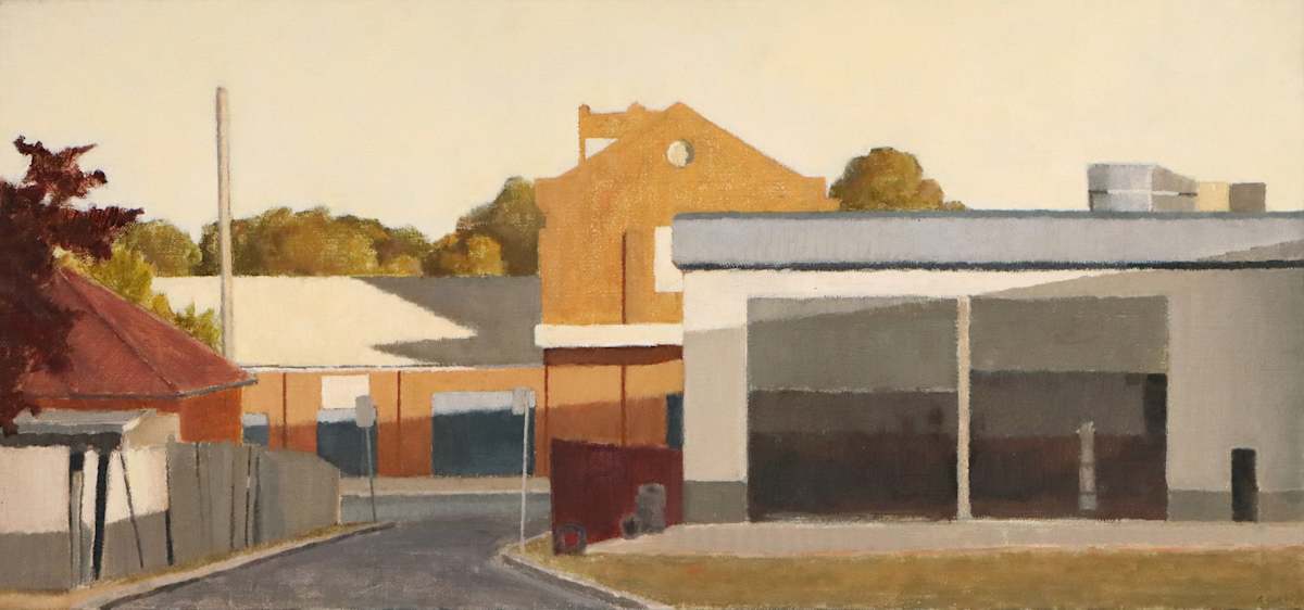 Late afternoon, IGA carpark by Rachel Ellis 