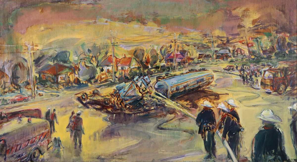 Tanker Accident by Merrick Fry 