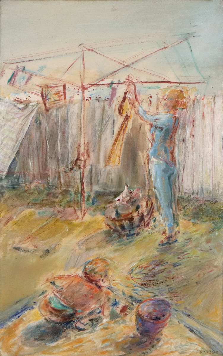 Hanging the Washing by Merrick Fry 