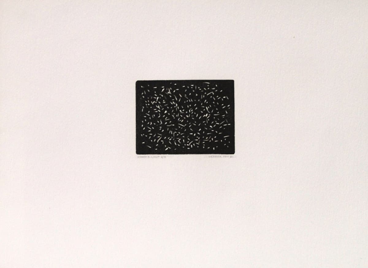 Untitled (Stamp 3. L/Cut ) by Merrick Fry 