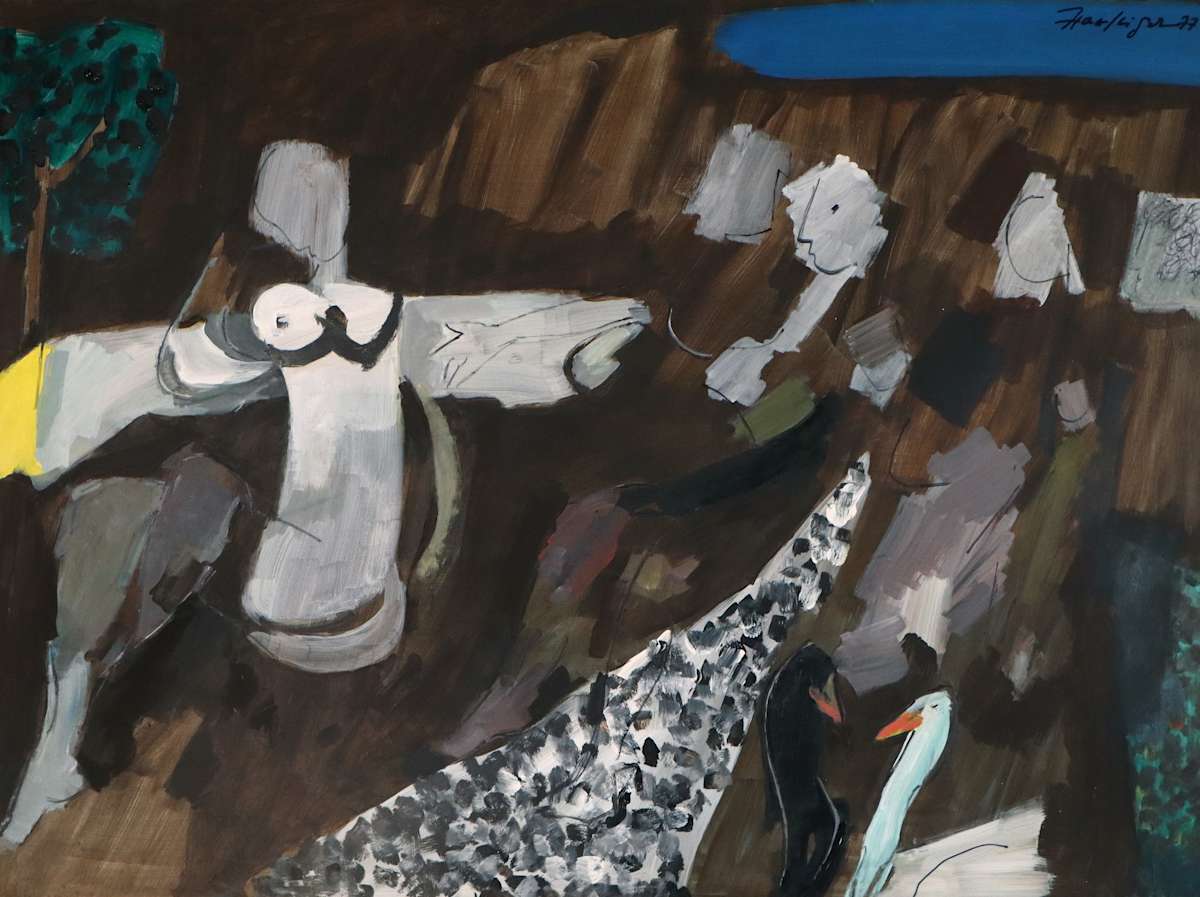 Girls in the Garden by Paul Haefliger 