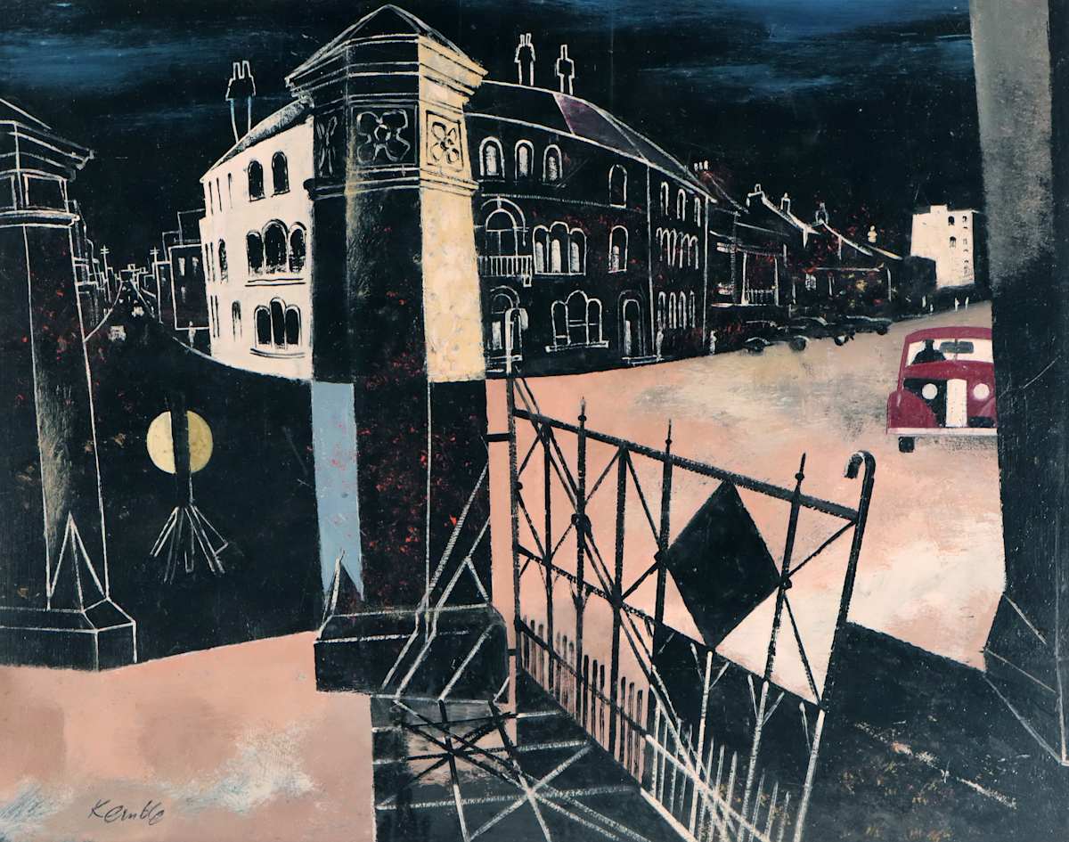 Old Domain Gates Woolloomooloo by Herbert Kemble 