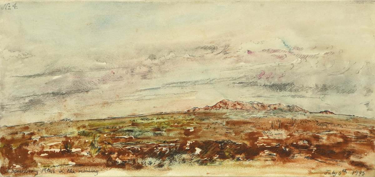White cliffs to Innamincka, No 4 by Mandy Martin 