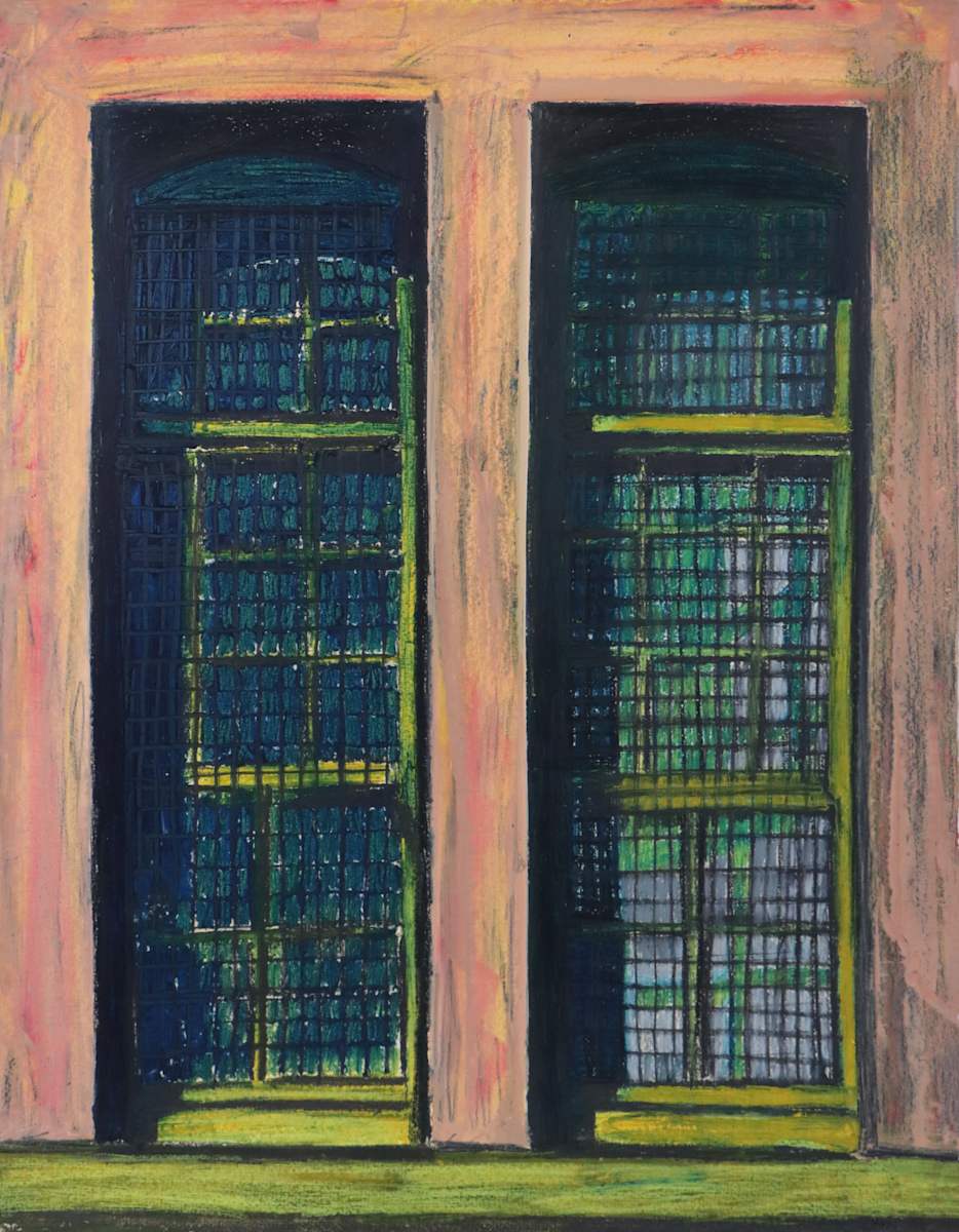 Pink windows I by Mandy Martin, Image 1.