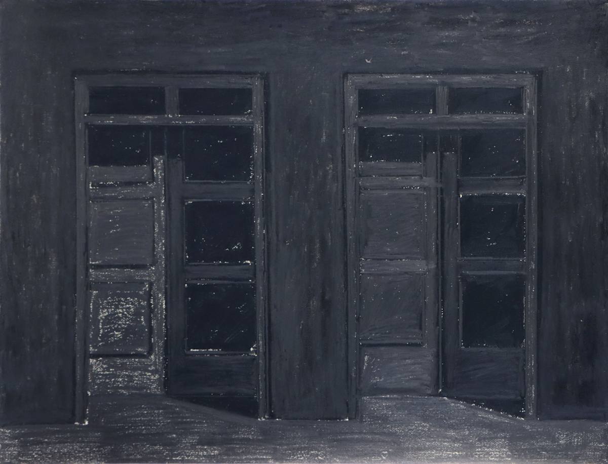 Black doors by Mandy Martin 