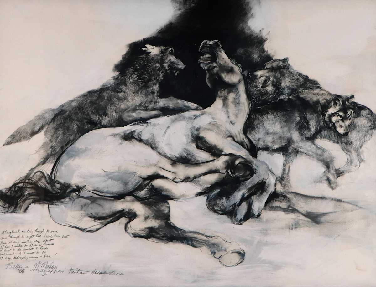 Mazzeppa's tartar horse series by Bettina McMahon 