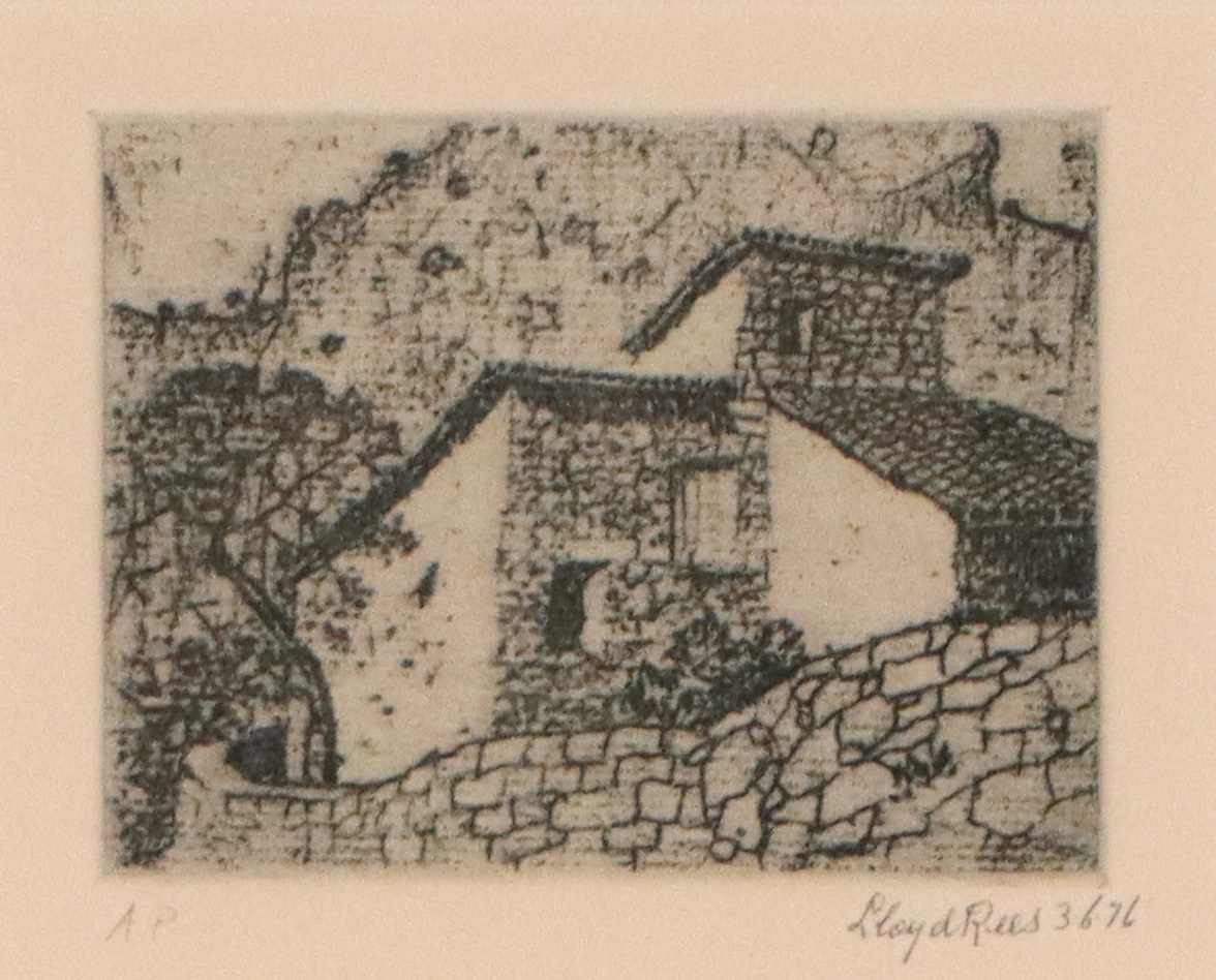 Farm House, Majorca (monastery Corfu) by Lloyd Rees 