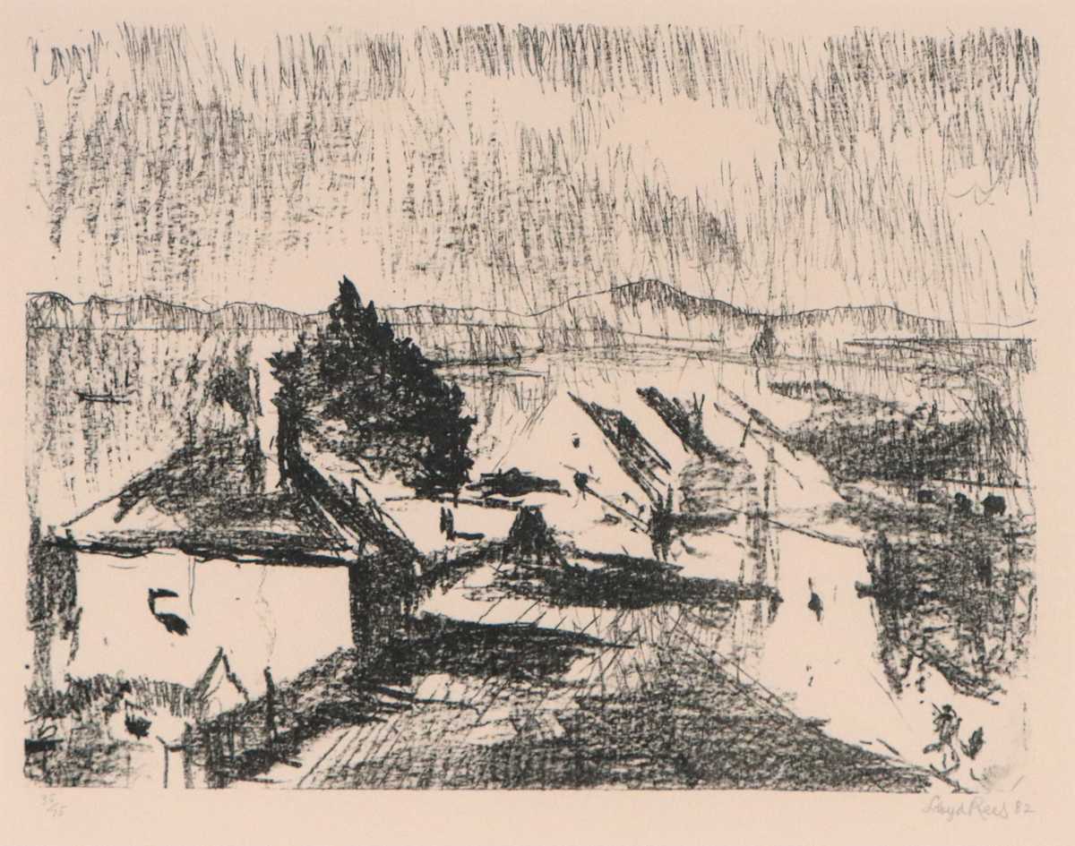 Suburban Hobart by Lloyd Rees 