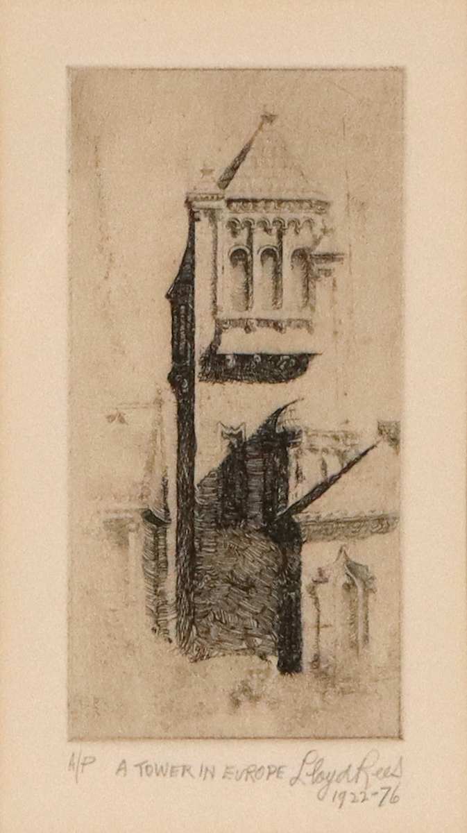 A Tower in Europe by Lloyd Rees 