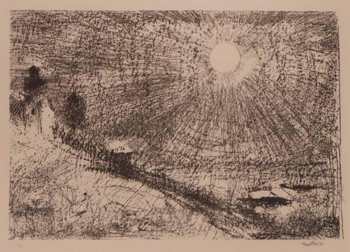 The Sun at Sandy Bay by Lloyd Rees 