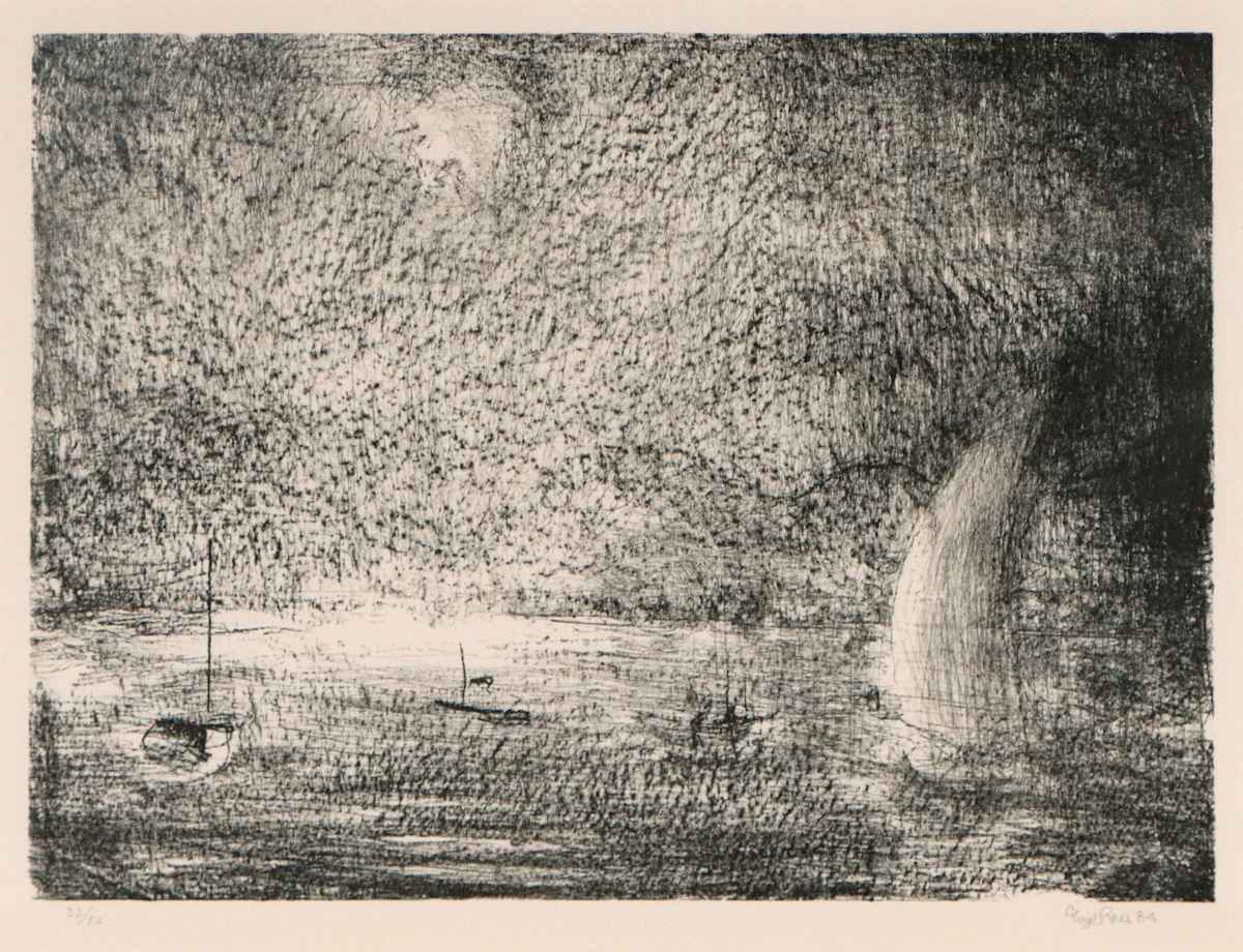 Nightfall by Lloyd Rees 