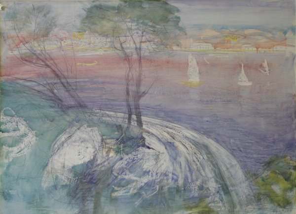Northwood Point, Sydney Harbour by Lloyd Rees 