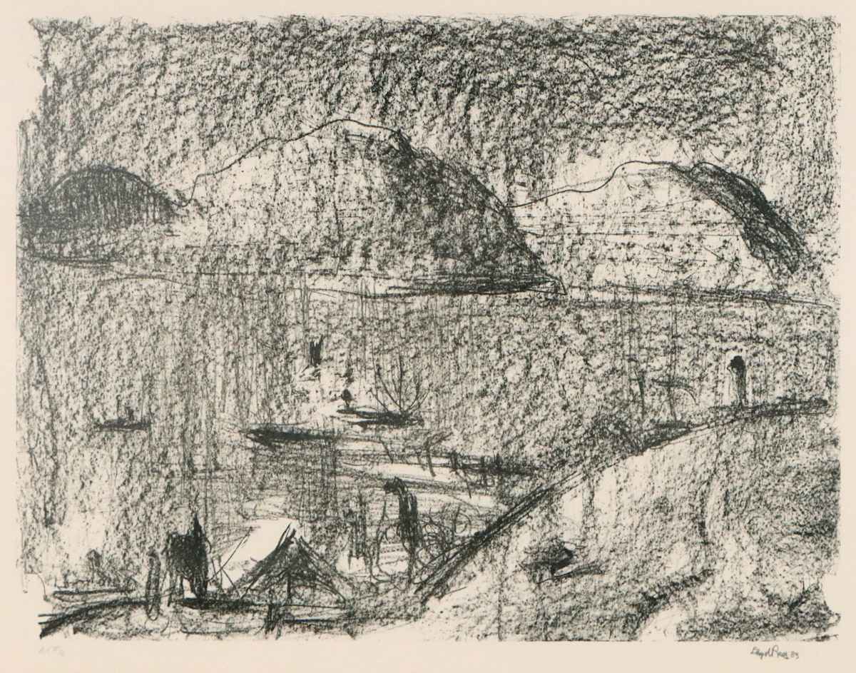 The Derwent, Hobart by Lloyd Rees 