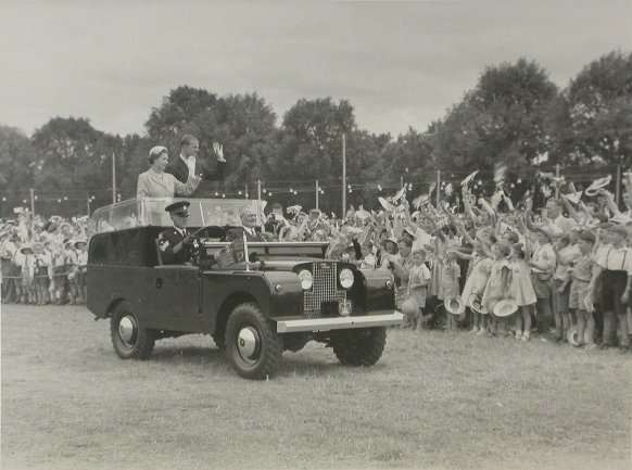 Queen Elizabeth 11 and the Duke of Edinburgh by Frederick Smith 