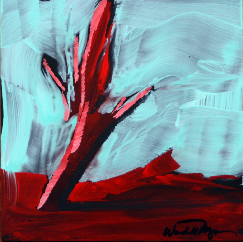 Red Tree Mini #1 by Wendell Myers, Image 1.