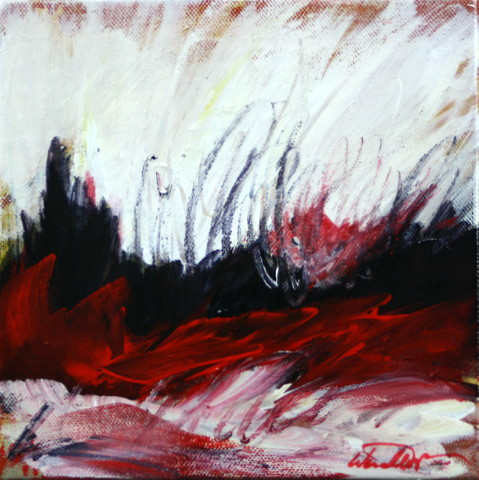 Red Peak Beyond by Wendell Myers, Image 1.