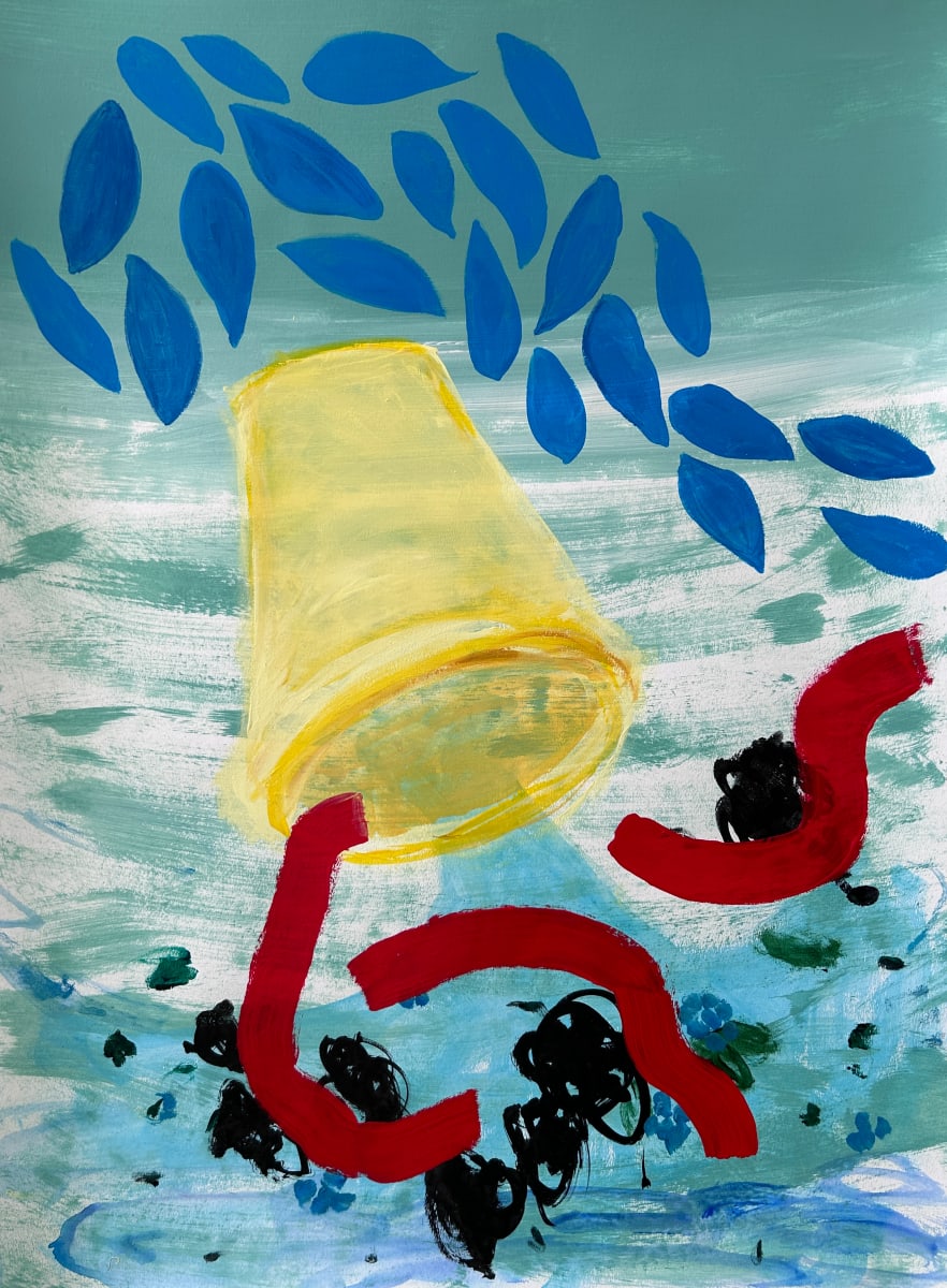 Anti-Gravity Emotions (Spilled Flowers) by Jenn Dierdorf 