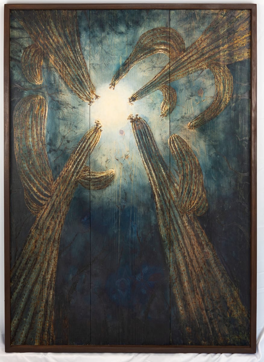 Midnight Saguaro Moon by Joy Grant 