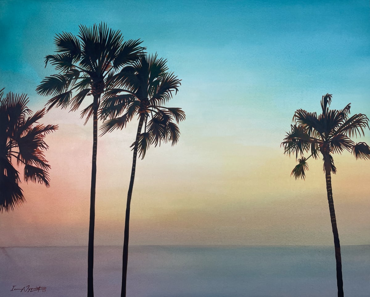 Palms at Dusk by Ian Nyquist 