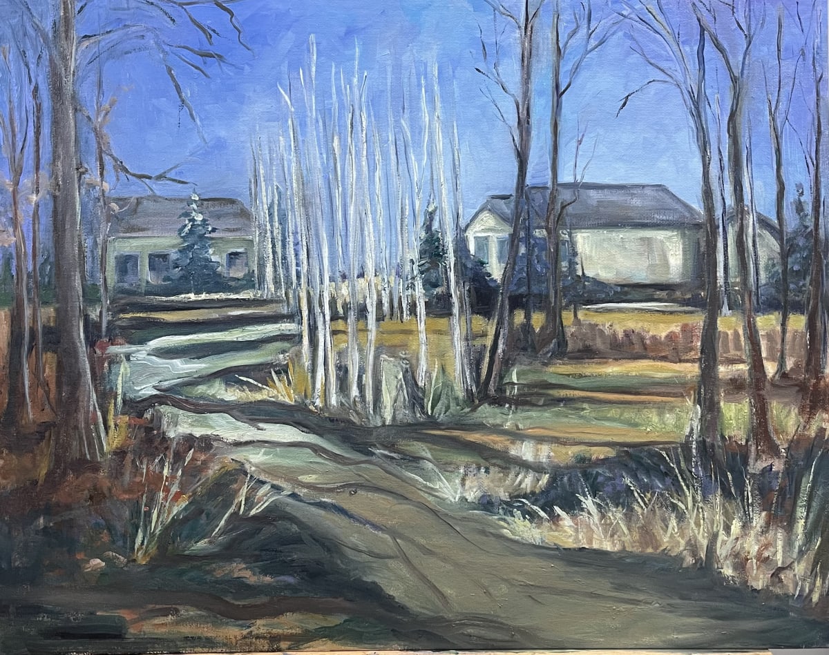 Fall Walk Seine River Urban Forest by Michelle Blackmon 