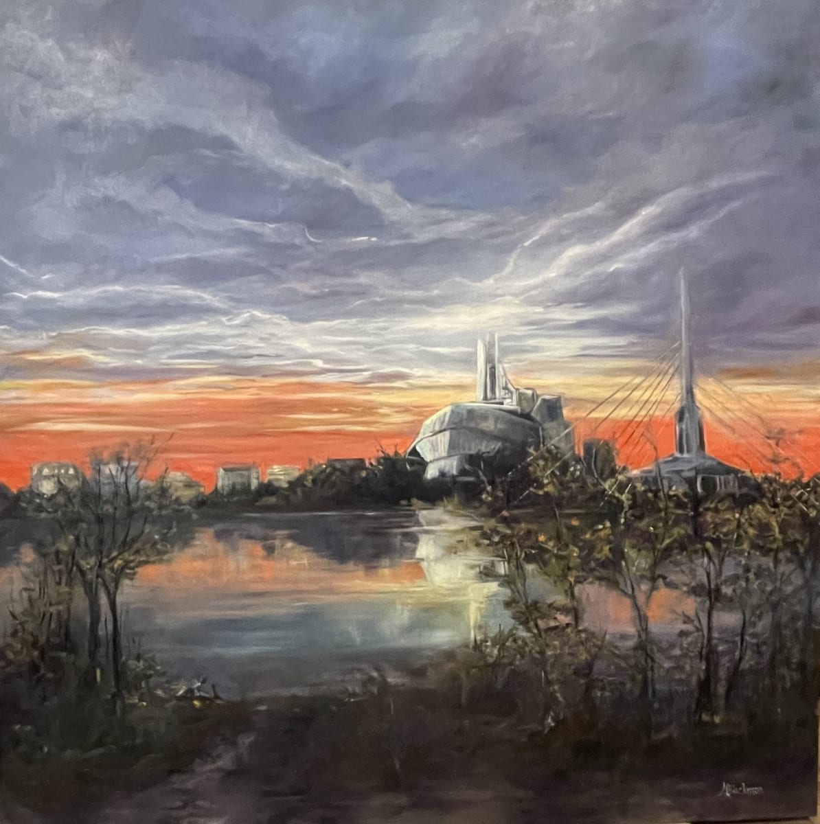 The Glass Cloud Cdn Human Rights Museum by Michelle Blackmon 