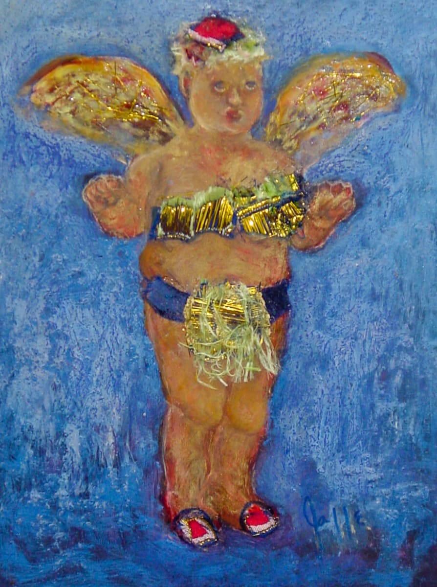 Honey Angel by Judith Jaffe  Image: mixed media