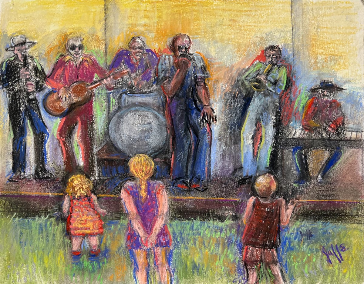 Audience by Judith Jaffe  Image: Children appreciate the music