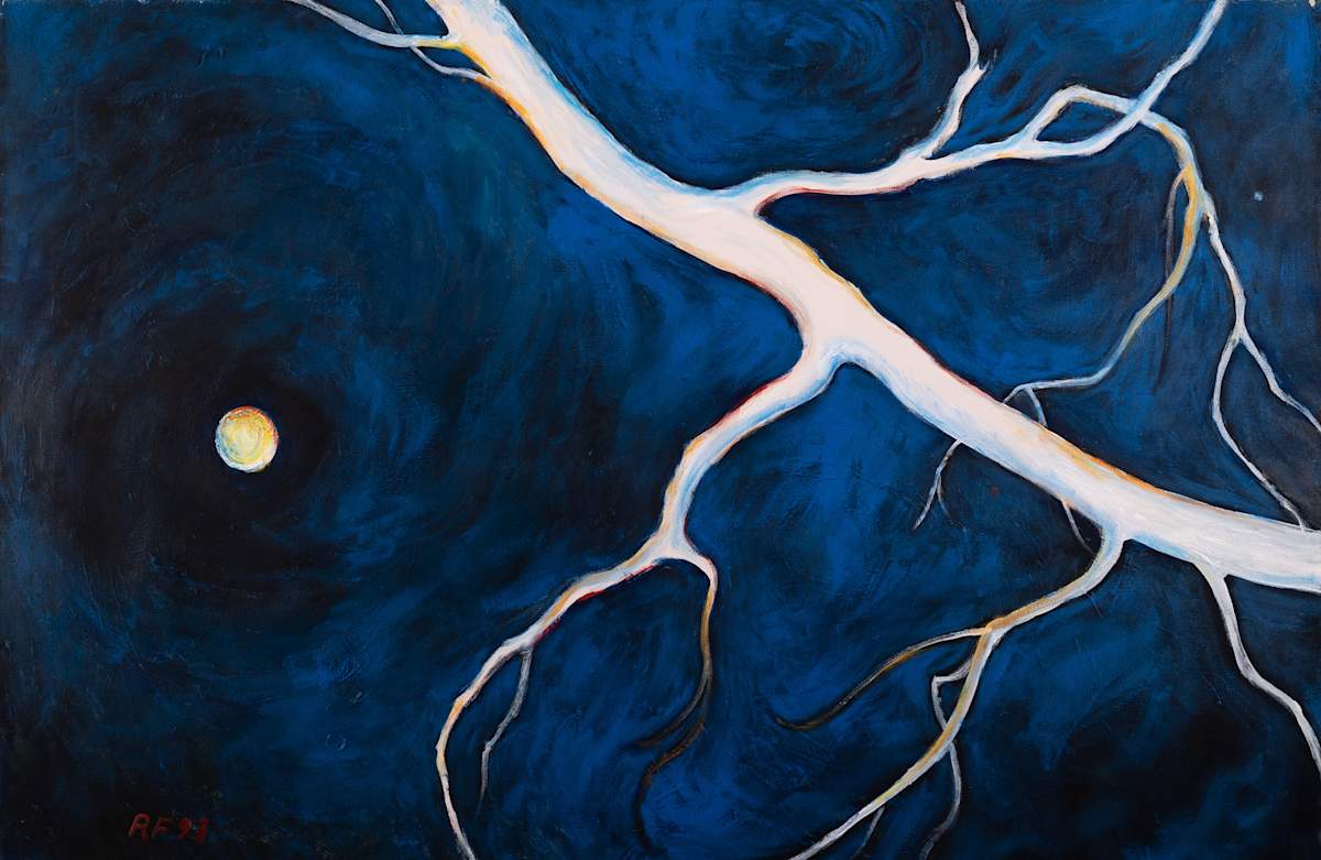 Winter Moon by Feuer Art Collection, Image 1.