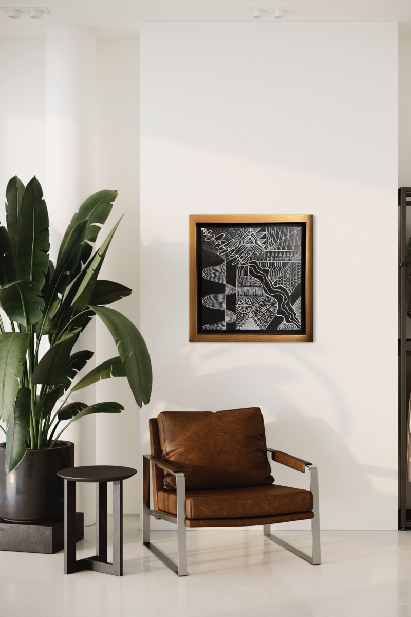 Un Segmento del Tejido Universal by Darinka VZ 