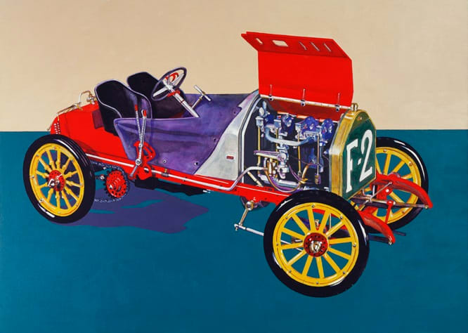 1908 Fiat (F-2) by Phyllis Krim 