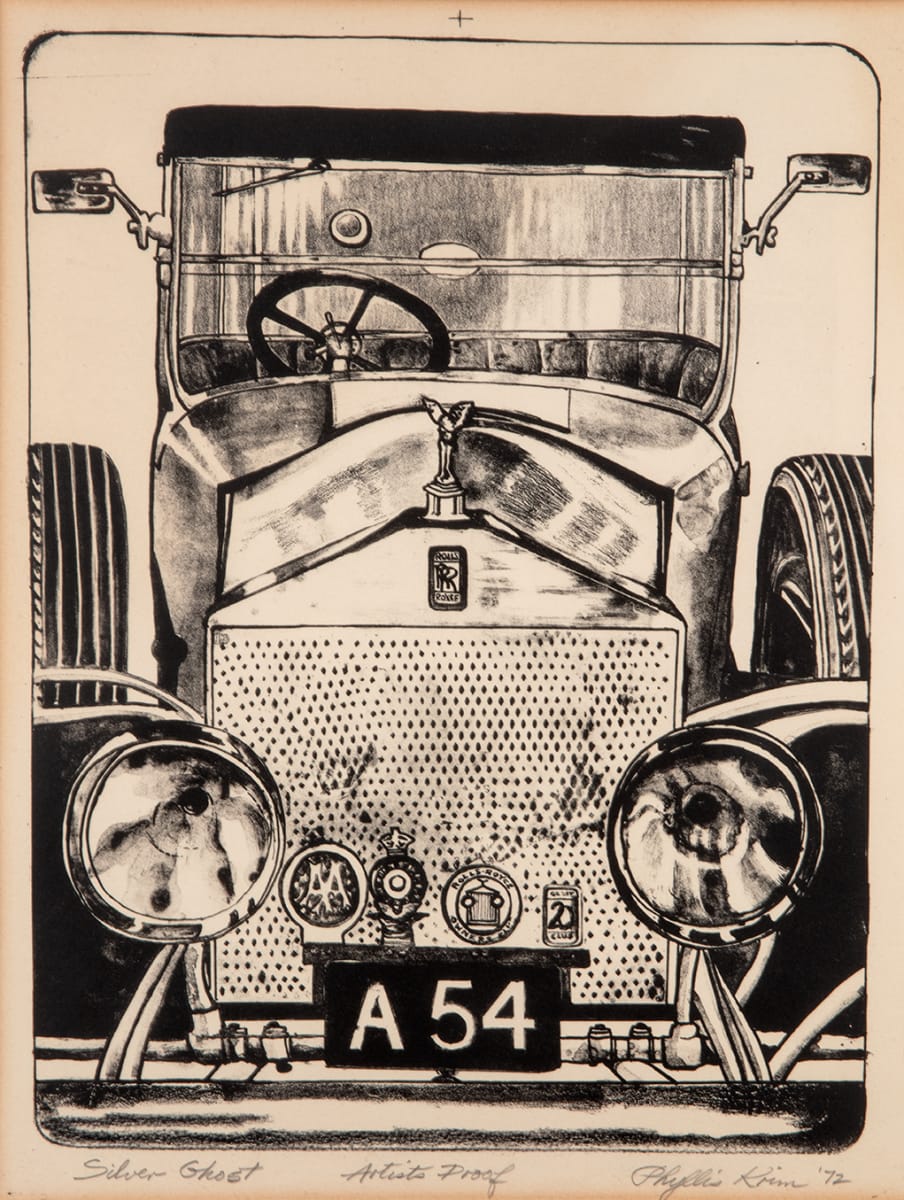 Silver Ghost (Lithograph) by Phyllis Krim, Image 2.