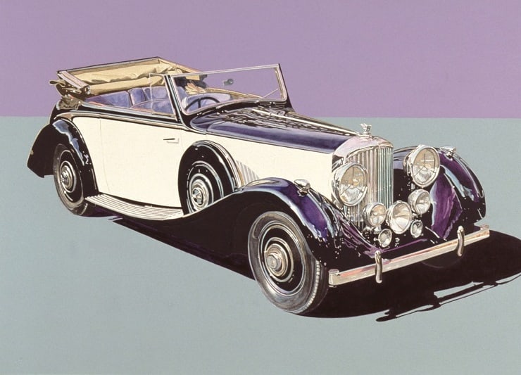 Bentley 3/4 View by Phyllis Krim 