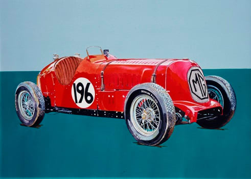 MG Racer by Phyllis Krim 