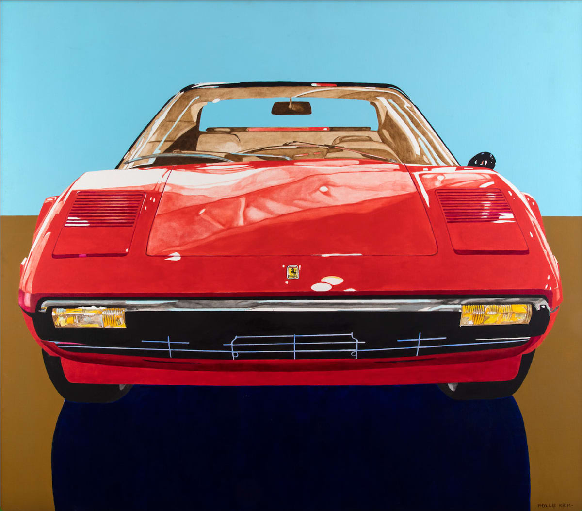 Red Ferrari by Phyllis Krim 
