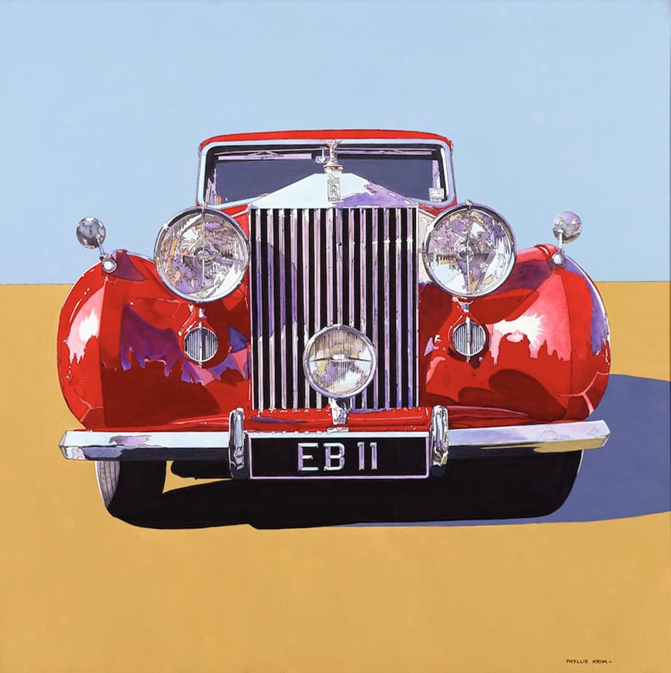 Red Rolls Royce by Phyllis Krim 