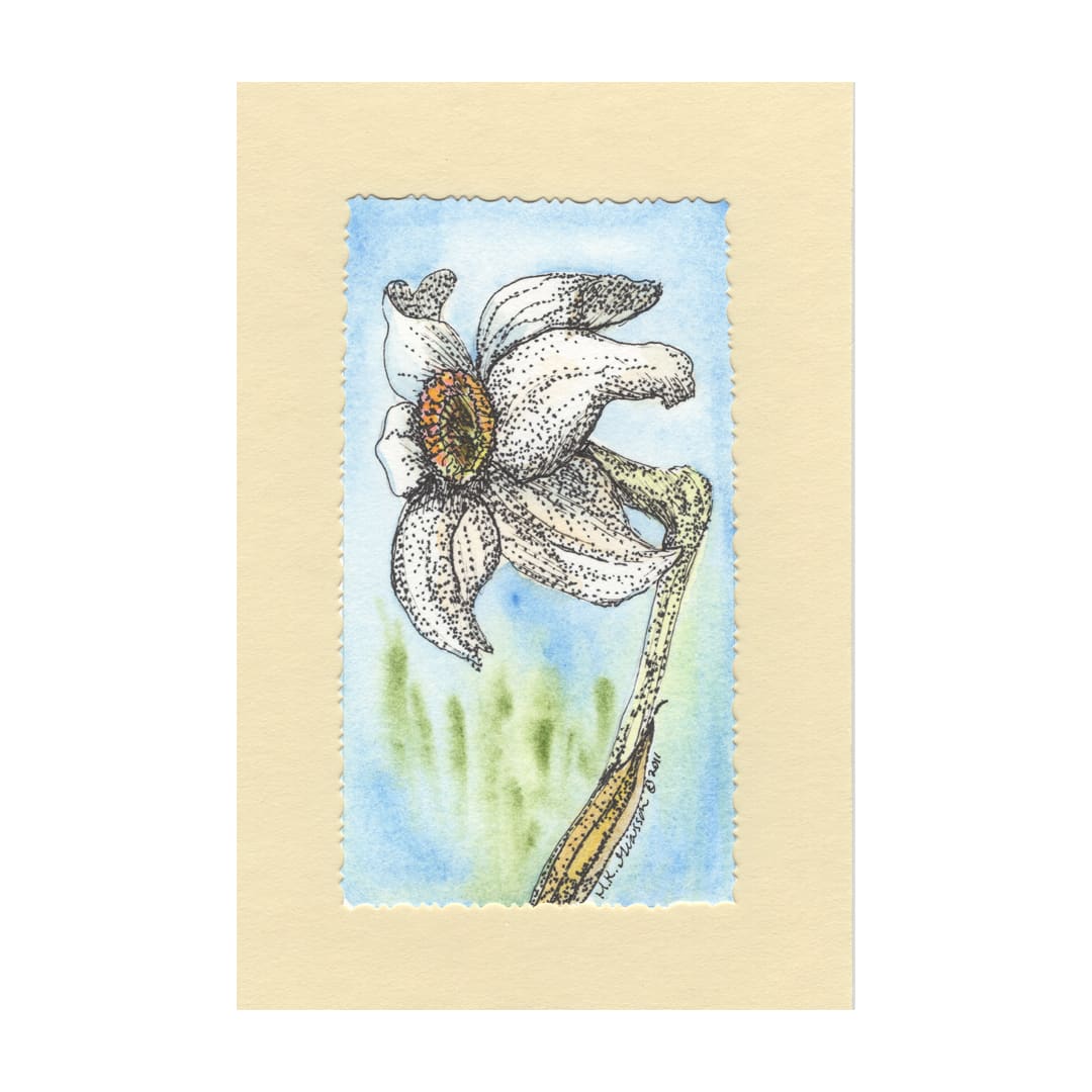 Poet Song I by Helena Kuttner-Giasson  Image: Poet Song Floral Watercolor Art