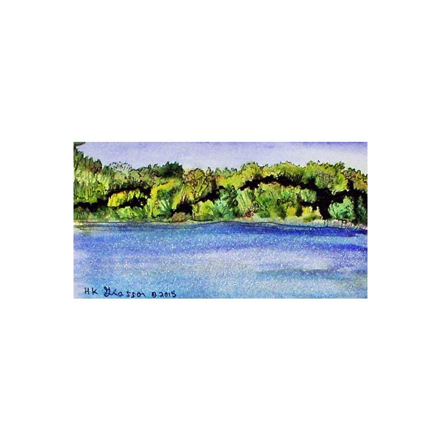 Huron River View by Helena Kuttner-Giasson 