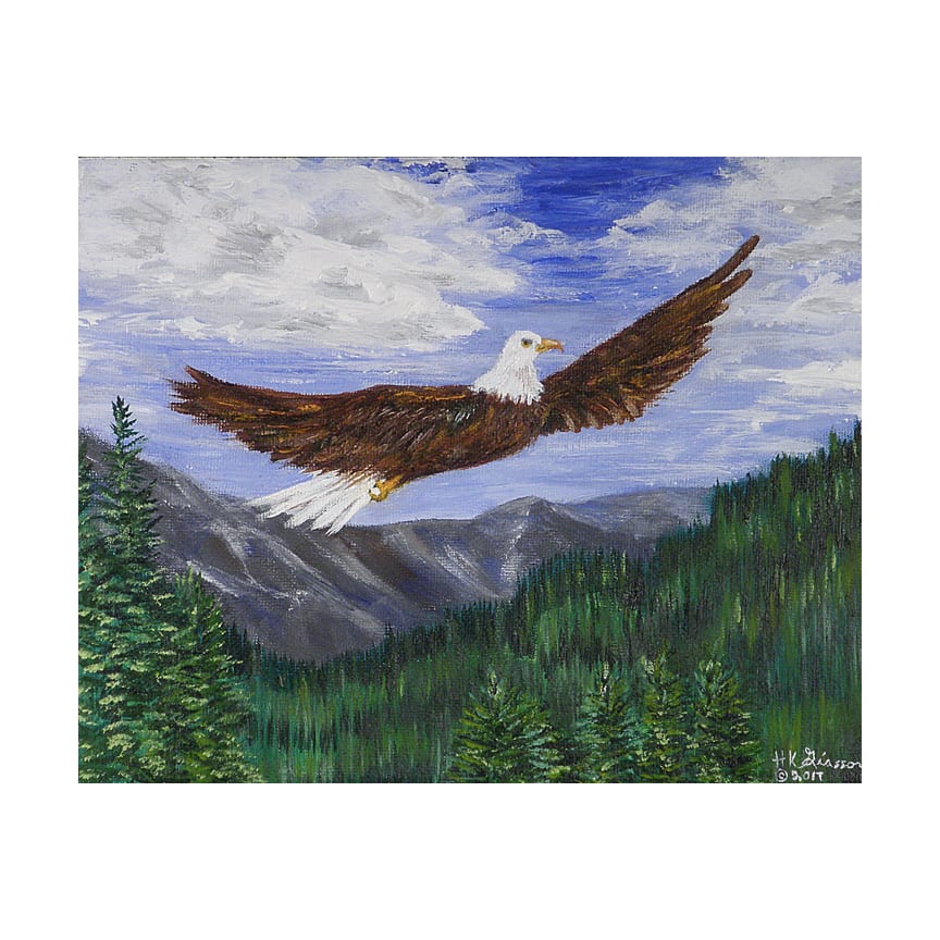 Soaring Eagle by Helena Kuttner-Giasson 