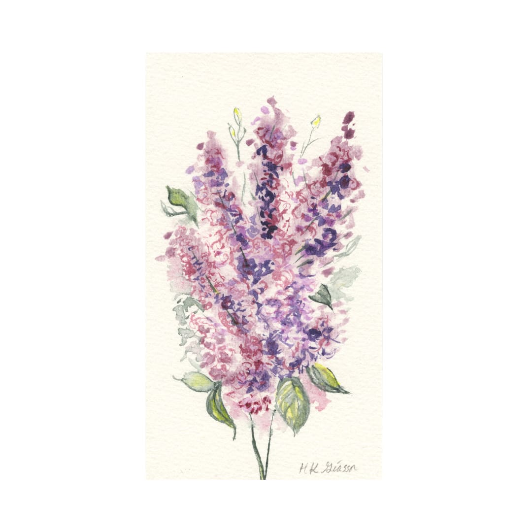 Lilac Blossoms by Helena Kuttner-Giasson 